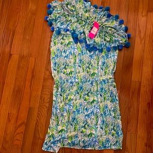 Lilly Pulitzer one Shoulder Skort/Romper Size M